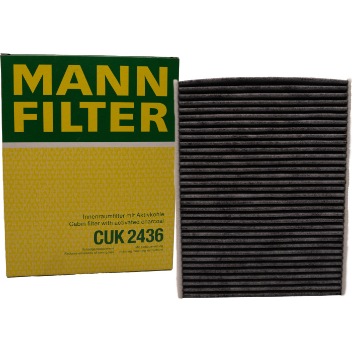 MANN-FILTER CUK 2436 Innenraumfilter, Aktivkohlefilter MANN-FILTER CUK 2436 Innenraumfilter, Aktivkohlefilter