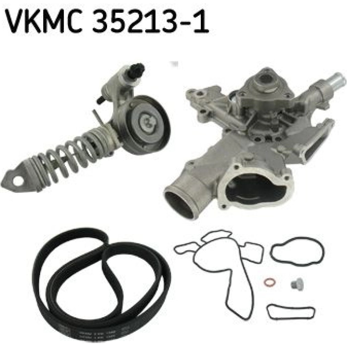 SKF VKMC 35213-1 Wasserpumpe + Keilrippenriemensatz SKF VKMC 35213-1 Wasserpumpe + Keilrippenriemensatz