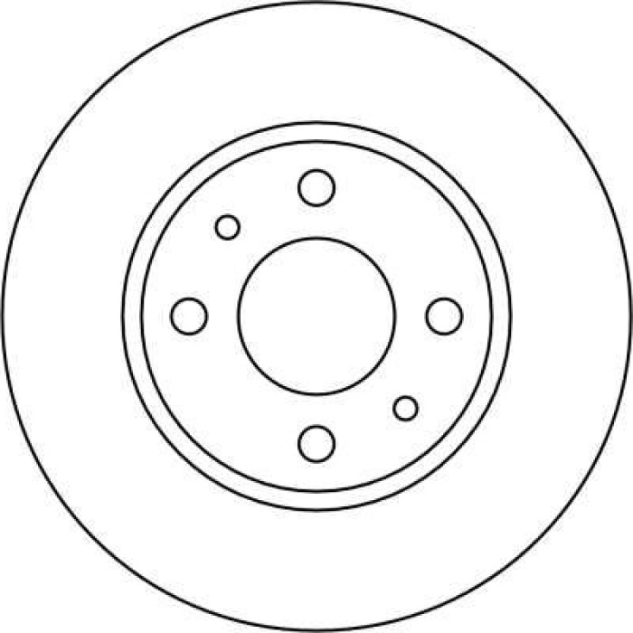 TRW DF1740 Bremsscheibe