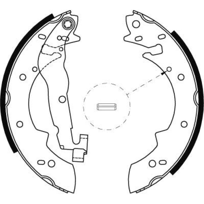 TRW GS8177 Bremsbackensatz TRW GS8177 Bremsbackensatz
