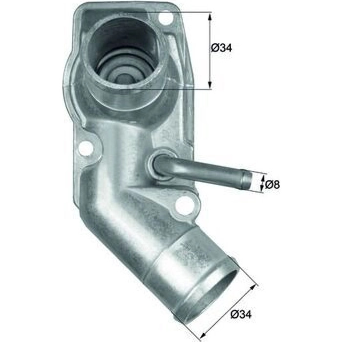 Mahle TI 213 92D Thermostat, Kühlmittel BEHR Mahle TI 213 92D Thermostat, Kühlmittel BEHR