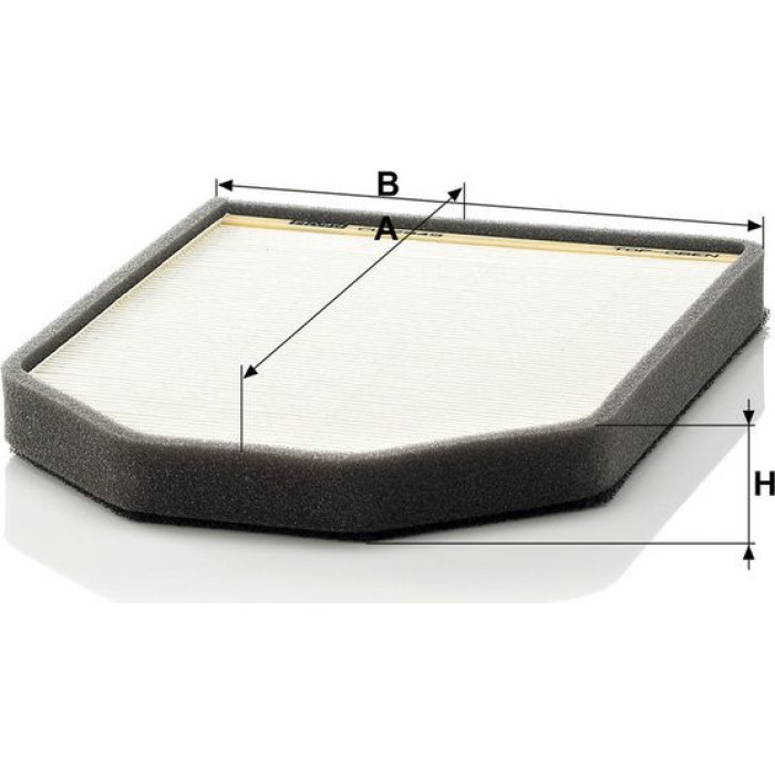 MANN-FILTER CU 2949-2 Innenraumfilter, Partikelfilter MANN-FILTER CU 2949-2 Innenraumfilter, Partikelfilter