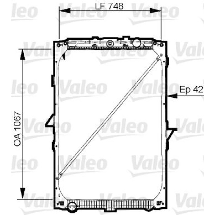 Valeo 733544 Kühler, Motorkühlung Valeo 733544 Kühler, Motorkühlung
