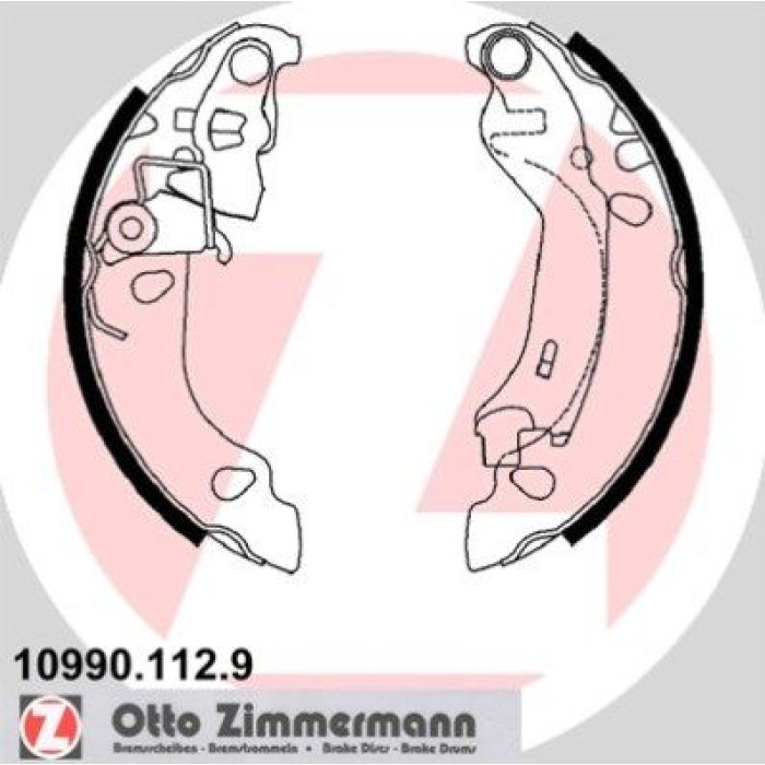 Zimmermann 10990.112.9 Bremsbackensatz Zimmermann 10990.112.9 Bremsbackensatz