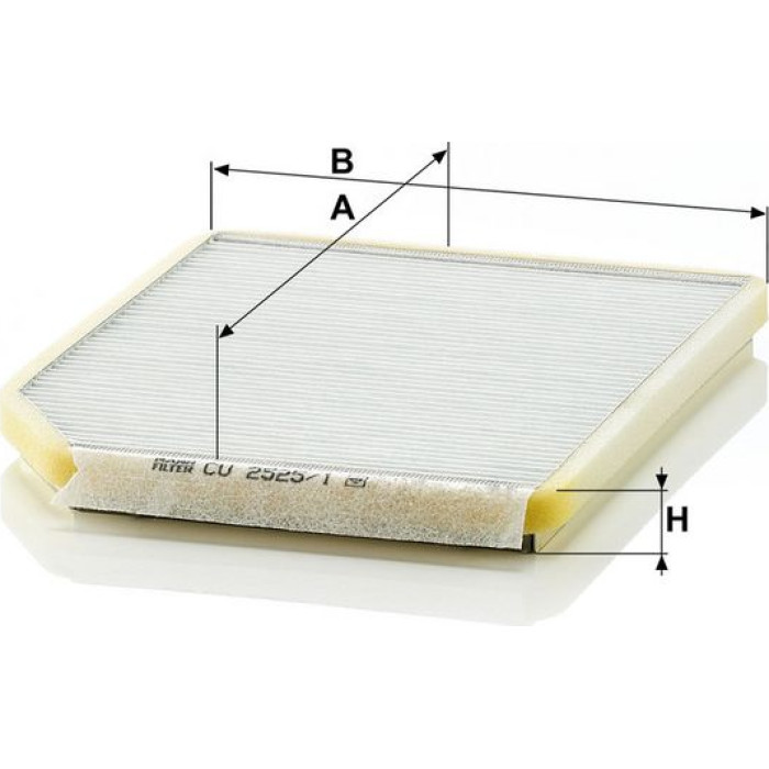MANN-FILTER CU 2525/1 Innenraumfilter, Partikelfilter