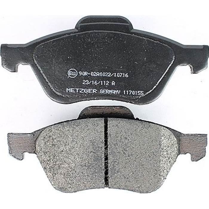 Metzger 1170155 Bremsbelagsatz, Scheibenbremse Metzger 1170155 Bremsbelagsatz, Scheibenbremse