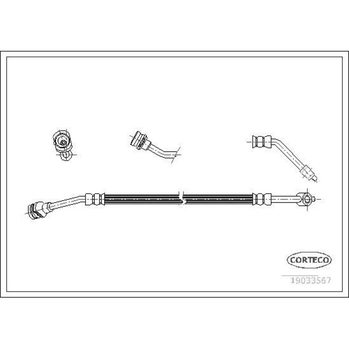 Corteco 19033567 Bremsschlauch