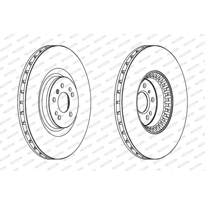 Ferodo DDF1534C-1 Bremsscheibe PREMIER Ferodo DDF1534C-1 Bremsscheibe PREMIER