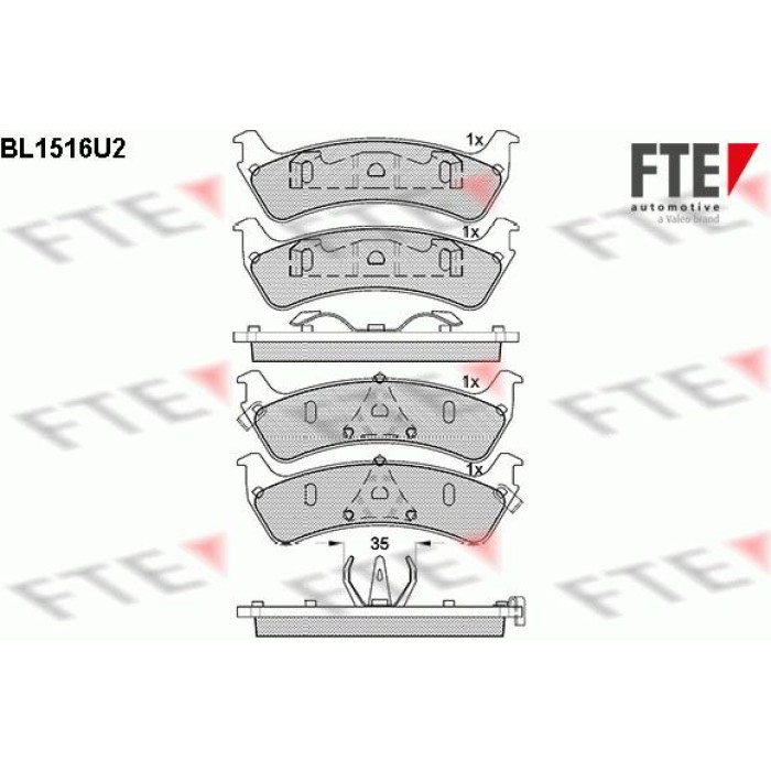 Bremsbelagsatz, Scheibenbremse 9011064 Bremsbelagsatz, Scheibenbremse 9011064
