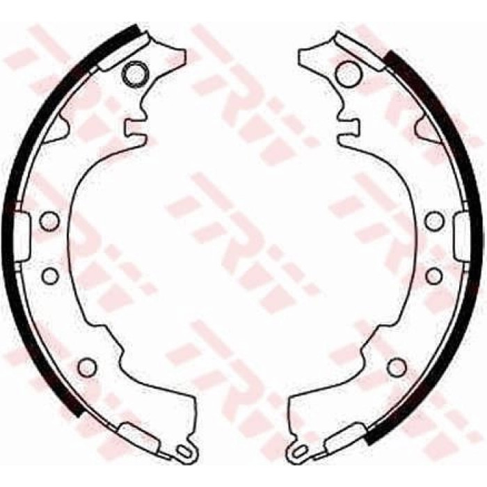 TRW GS8652 Bremsbackensatz TRW GS8652 Bremsbackensatz