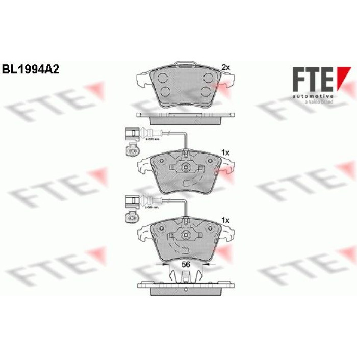 Bremsbelagsatz, Scheibenbremse 9010582 Bremsbelagsatz, Scheibenbremse 9010582