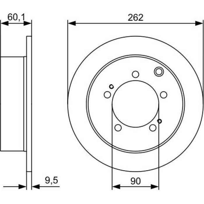 BOSCH 0 986 479 512 Bremsscheibe BOSCH 0 986 479 512 Bremsscheibe