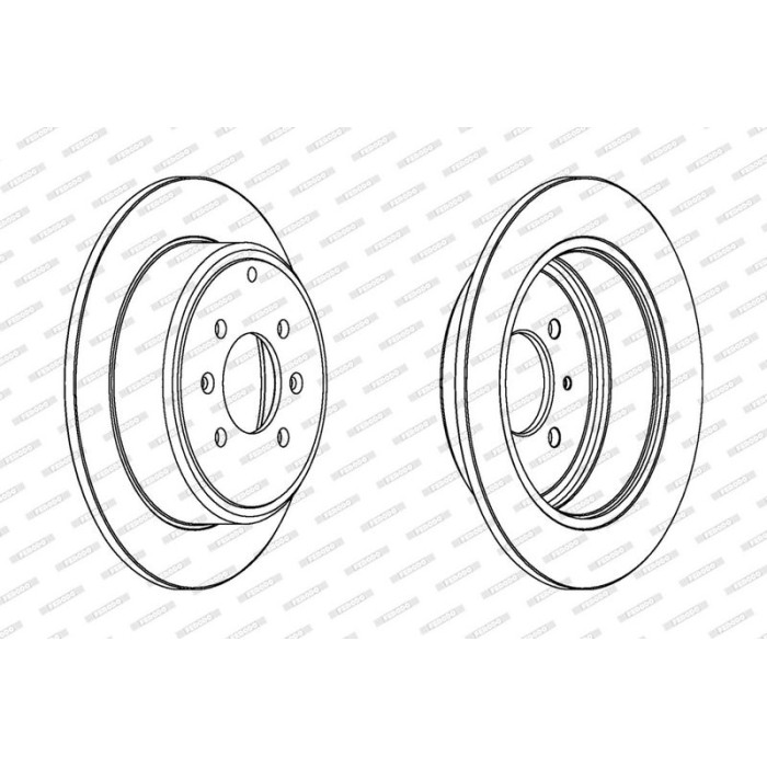 Ferodo DDF869C Bremsscheibe PREMIER Coat+ disc