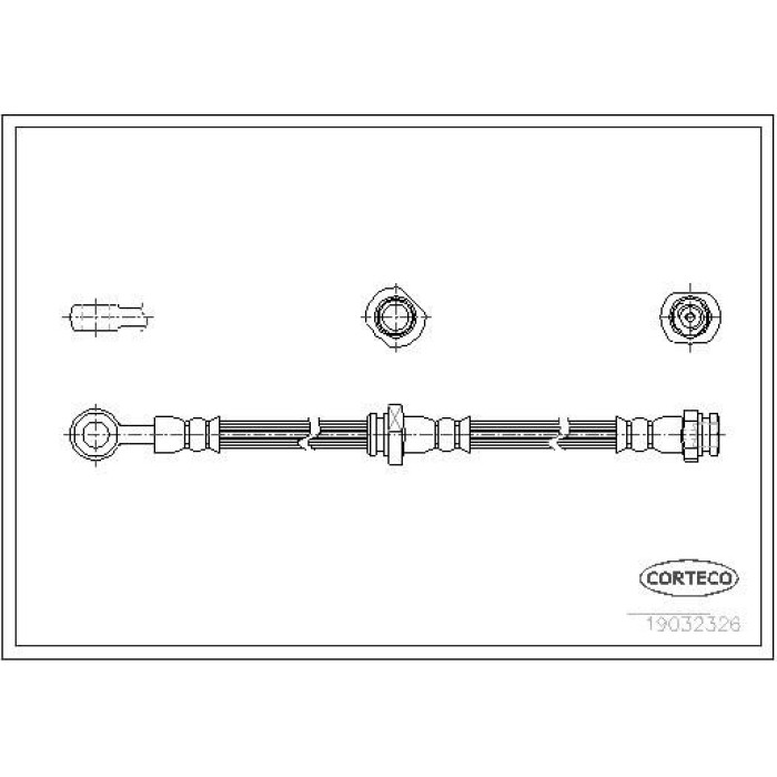 Corteco 19032326 Bremsschlauch