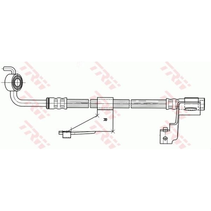TRW PHD363 Bremsschlauch TRW PHD363 Bremsschlauch