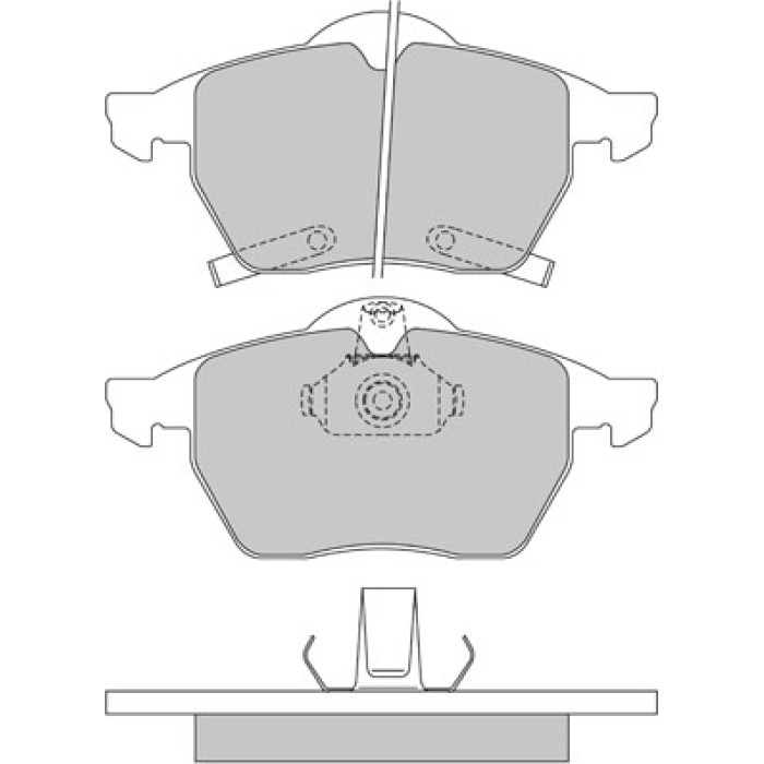 Metzger 1170098 Bremsbelagsatz, Scheibenbremse