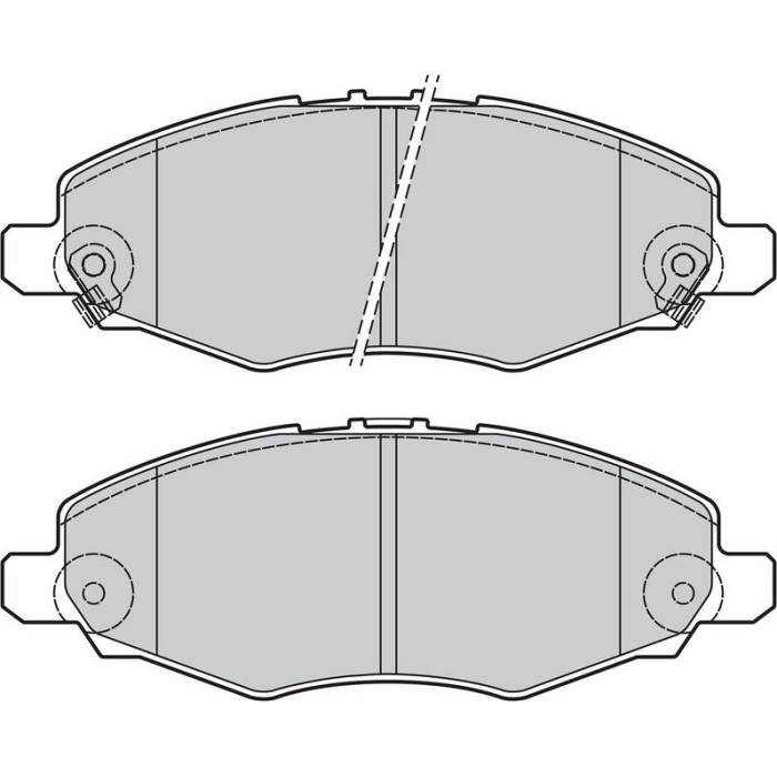 Valeo 598894 Bremsbelagsatz, Scheibenbremse