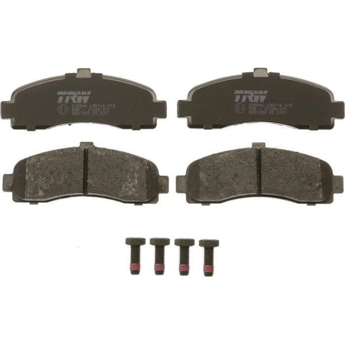 TRW GDB1059 Bremsbelagsatz, Scheibenbremse COTEC