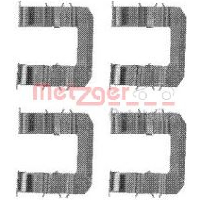 Metzger 109-1735 Zubehörsatz, Scheibenbremsbelag