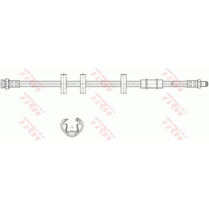 TRW PHB580 Bremsschlauch