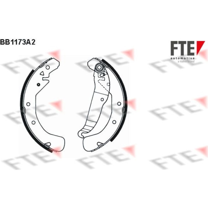 FTE 9100038 Bremsbackensatz