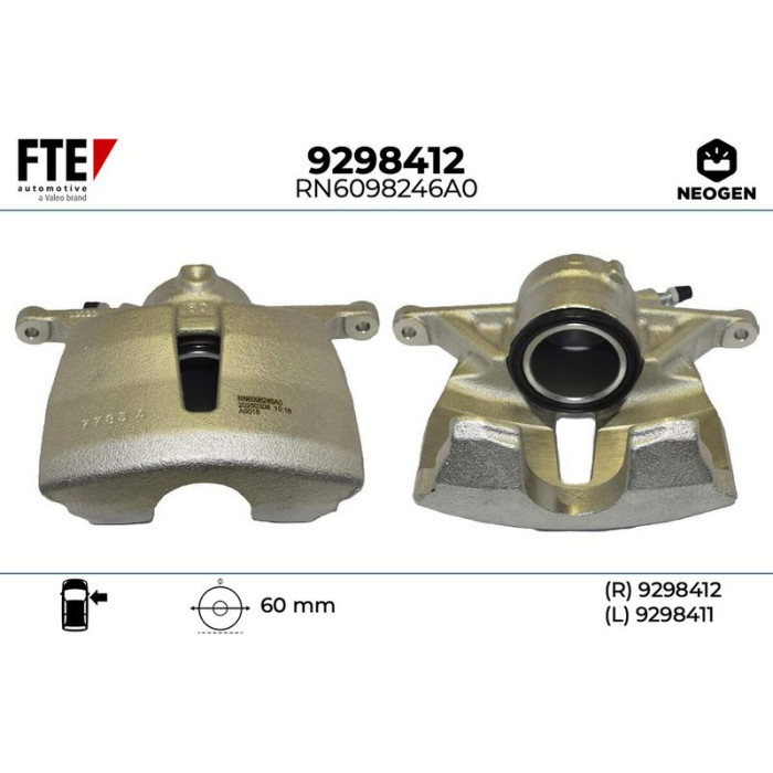FTE 9298412 Bremssattel NEOGEN FTE 9298412 Bremssattel NEOGEN
