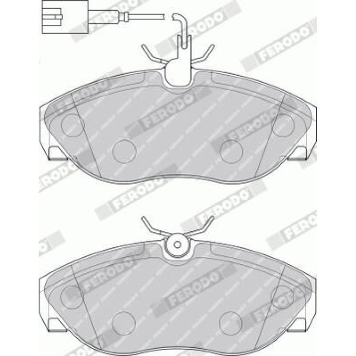 Ferodo FVR1396 Bremsbelagsatz, Scheibenbremse PREMIER ECO FRICTION Ferodo FVR1396 Bremsbelagsatz, Scheibenbremse PREMIER ECO FRICTION
