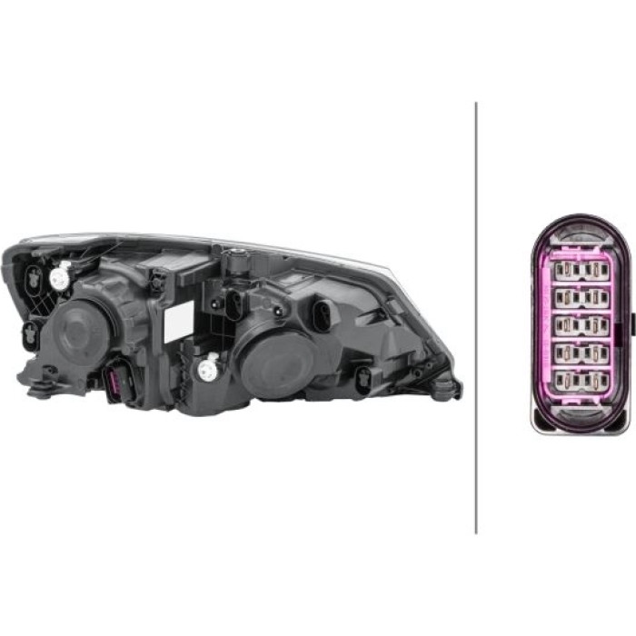 2x Hella 1EL 011 824-211 Hauptscheinwerfer 2 x