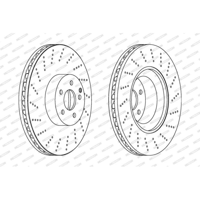 Ferodo DDF1662C-1 Bremsscheibe PREMIER Coat+ disc