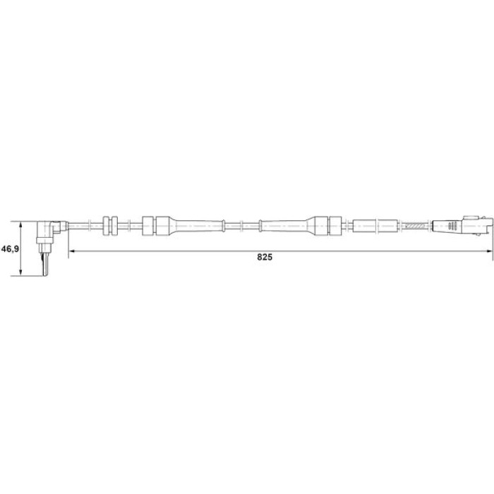 BOSCH 0 265 007 083 Sensor, Raddrehzahl BOSCH 0 265 007 083 Sensor, Raddrehzahl