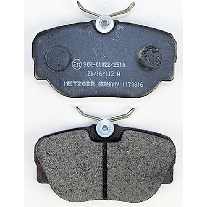 Bremsbelagsatz, Scheibenbremse 1170316 Bremsbelagsatz, Scheibenbremse 1170316