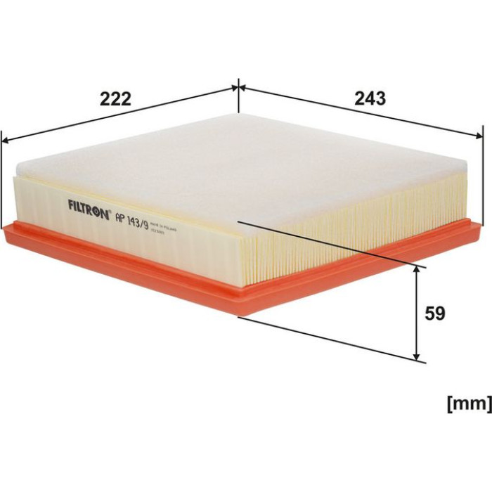Filtron AP 143/9 Luftfilter Filtron AP 143/9 Luftfilter