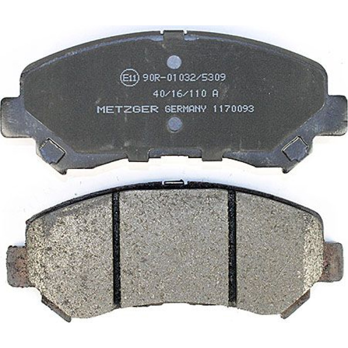 Metzger 1170093 Bremsbelagsatz, Scheibenbremse