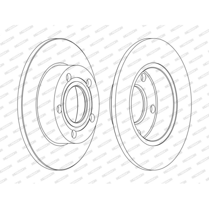 Ferodo DDF952C Bremsscheibe PREMIER Coat+ disc