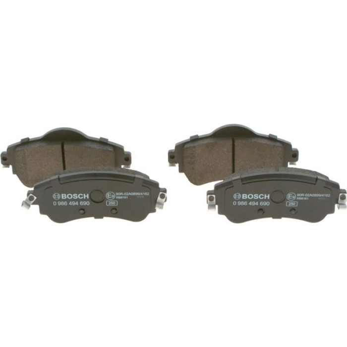 BOSCH 0 986 494 690 Bremsbelagsatz, Scheibenbremse BOSCH 0 986 494 690 Bremsbelagsatz, Scheibenbremse
