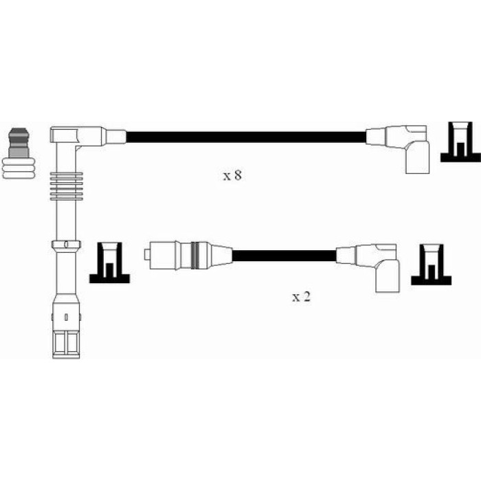 NGK 44339 Zündleitungssatz NGK 44339 Zündleitungssatz