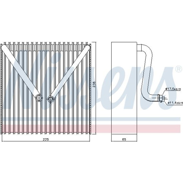 Nissens 92191 Verdampfer, Klimaanlage Nissens 92191 Verdampfer, Klimaanlage