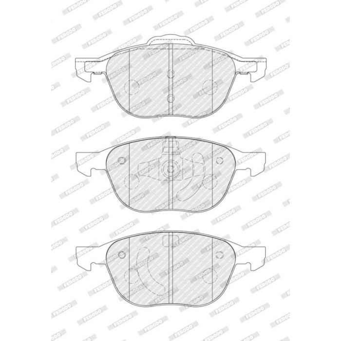 Ferodo FDB4319 Bremsbelagsatz, Scheibenbremse PREMIER ECO FRICTION