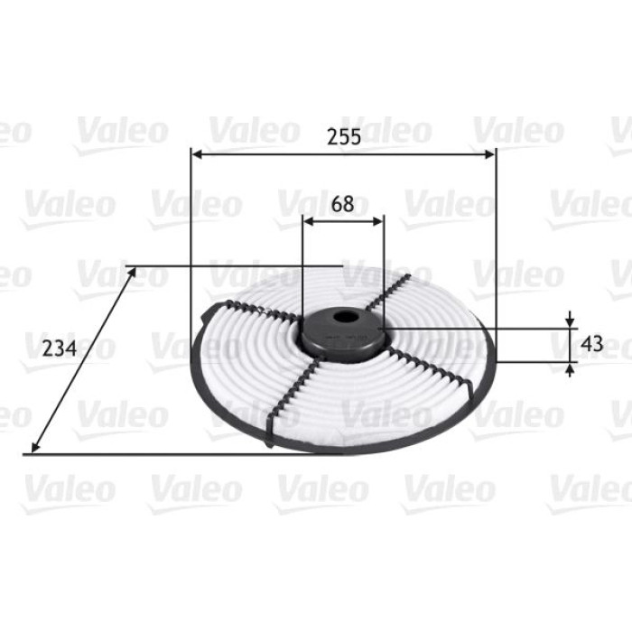 Valeo 585704 Luftfilter