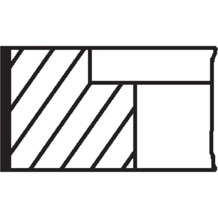 Mahle 034 89 N0 Kolbenringsatz Mahle 034 89 N0 Kolbenringsatz