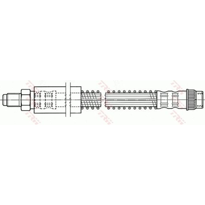 TRW PHB484 Bremsschlauch TRW PHB484 Bremsschlauch