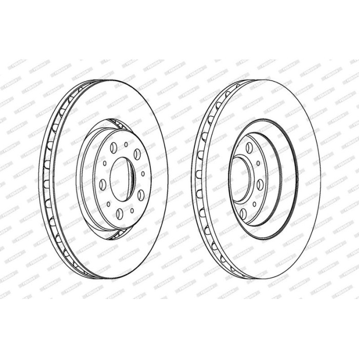 Ferodo DDF1078C Bremsscheibe PREMIER Coat+ disc