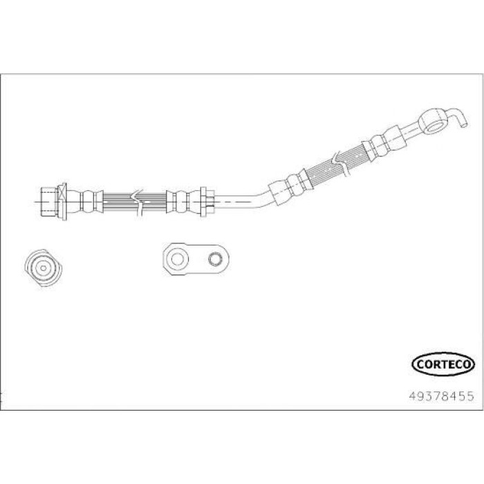 Corteco 49378455 Bremsschlauch Corteco 49378455 Bremsschlauch
