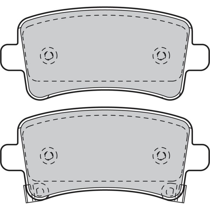 Valeo 601049 Bremsbelagsatz, Scheibenbremse Valeo 601049 Bremsbelagsatz, Scheibenbremse