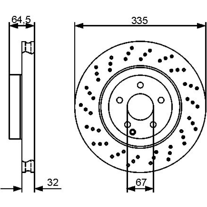 BOSCH 0 986 479 413 Bremsscheibe BOSCH 0 986 479 413 Bremsscheibe