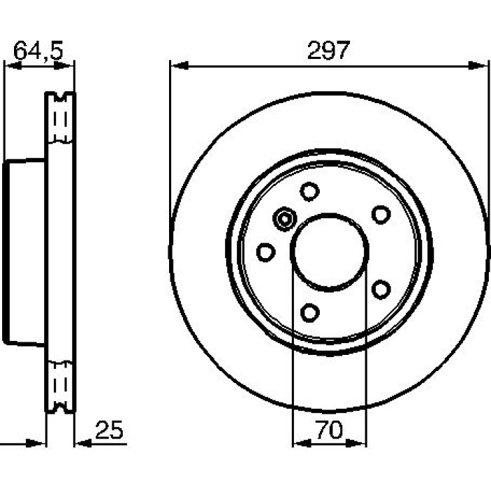 BOSCH 0 986 478 483 Bremsscheibe BOSCH 0 986 478 483 Bremsscheibe