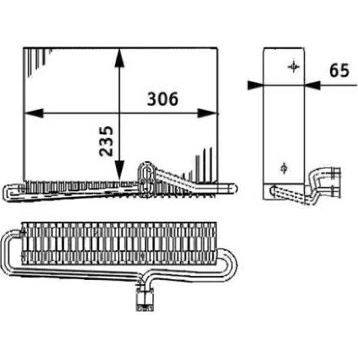Mahle AE 74 000P Verdampfer, Klimaanlage BEHR Premium Line Mahle AE 74 000P Verdampfer, Klimaanlage BEHR Premium Line