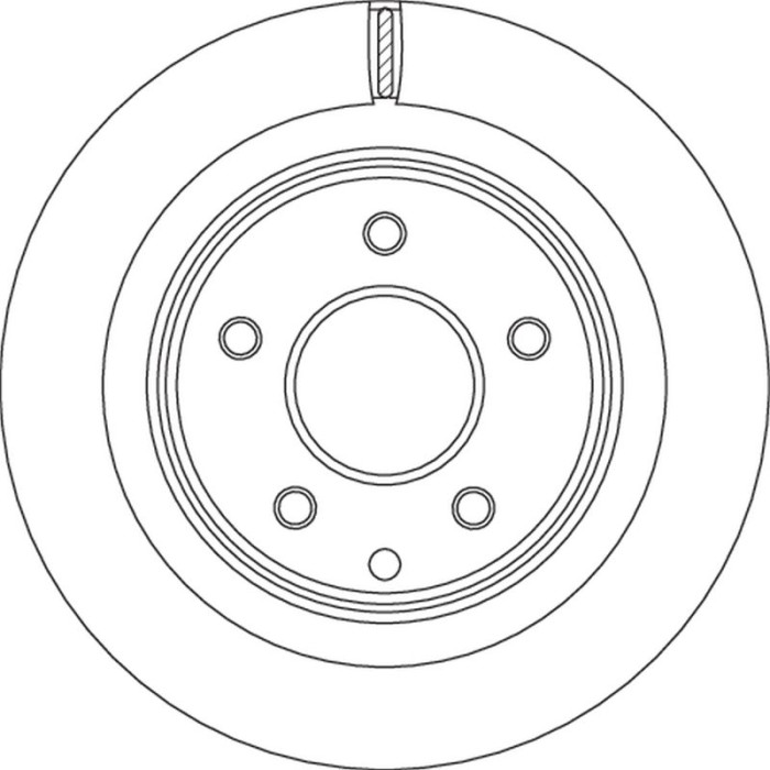 TRW DF4745 Bremsscheibe TRW DF4745 Bremsscheibe