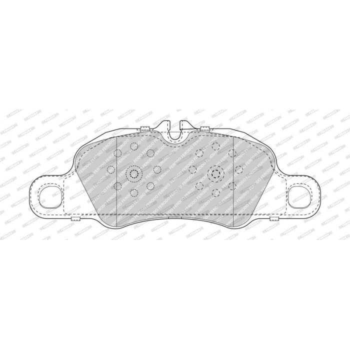 Ferodo FDB5018 Bremsbelagsatz, Scheibenbremse PREMIER ECO FRICTION Ferodo FDB5018 Bremsbelagsatz, Scheibenbremse PREMIER ECO FRICTION