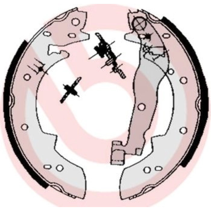 Brembo S 68 511 Bremsbackensatz ESSENTIAL LINE Brembo S 68 511 Bremsbackensatz ESSENTIAL LINE